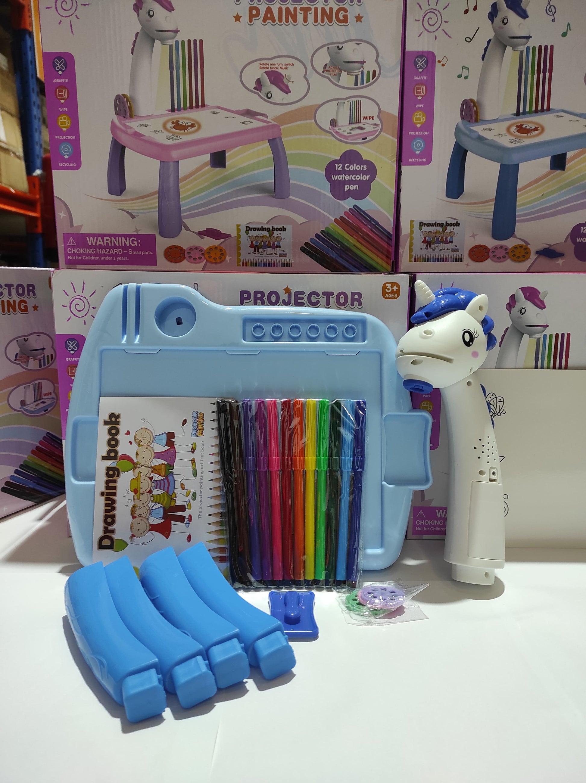 Escritorio de aprendizaje para niños unicornio azul - additional image 13